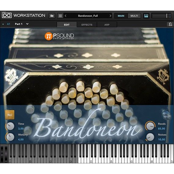 PSound Bandoneon - Nachbildung eines historischen Bandoneons von Alfred Arnold - Download