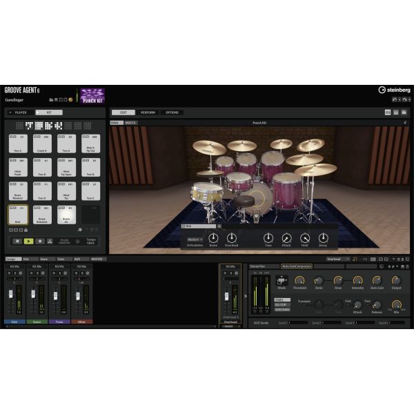 Steinberg Groove Agent 6 Full Version - Drum-Instrument für Grooves, Beats und Percussion - Download