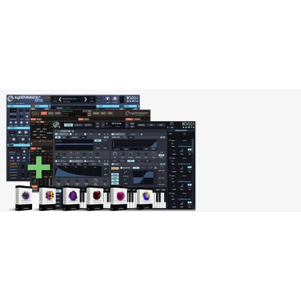 KV331 SynthMaster Producer Bundle - Synthesizer-Bundle mit 10 Preset-Erweiterungen - Download