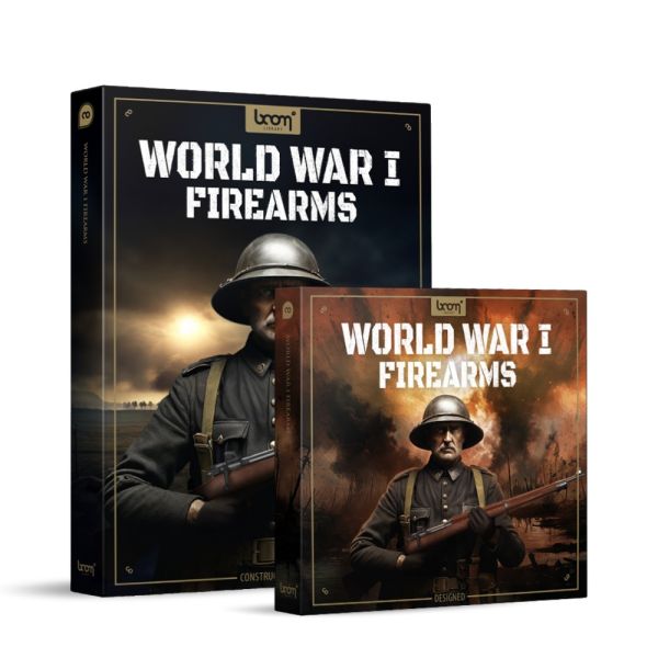 Boom World War I Firearms Bundle - Soundeffekt-Bundle mit Feuerwaffen aus dem Ersten Weltkrieg - Download