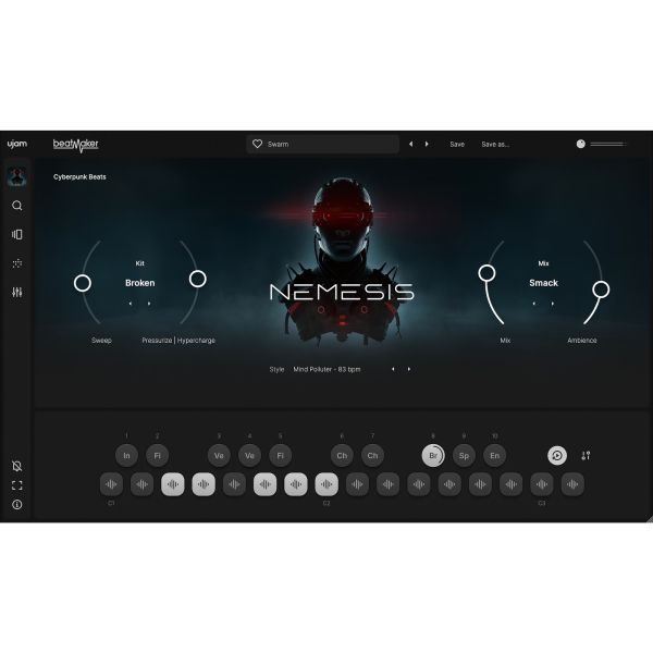 UJAM NEMESIS - virtuelle Drum-Machine für Cyberpunk und Industrial - Download