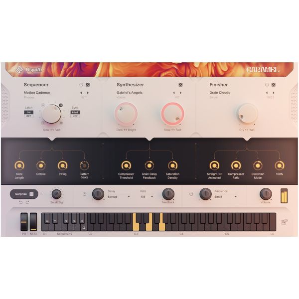 UJAM CARAMEL - Synthesizer für weiche Pads und Ambient-Flächen - Download