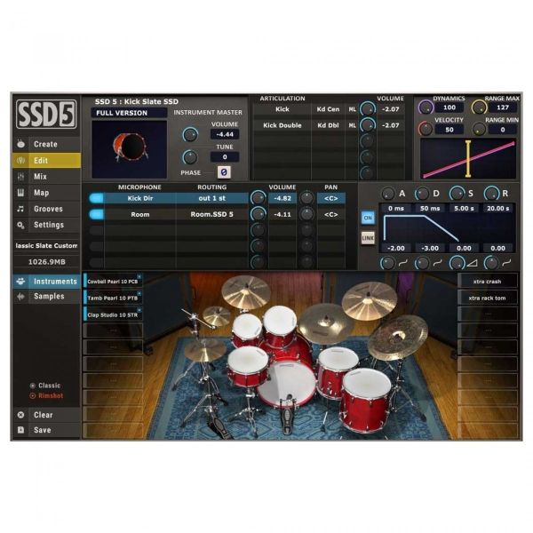 Steven Slate Drums 5 - virtuelles Drum-Instrument - Download