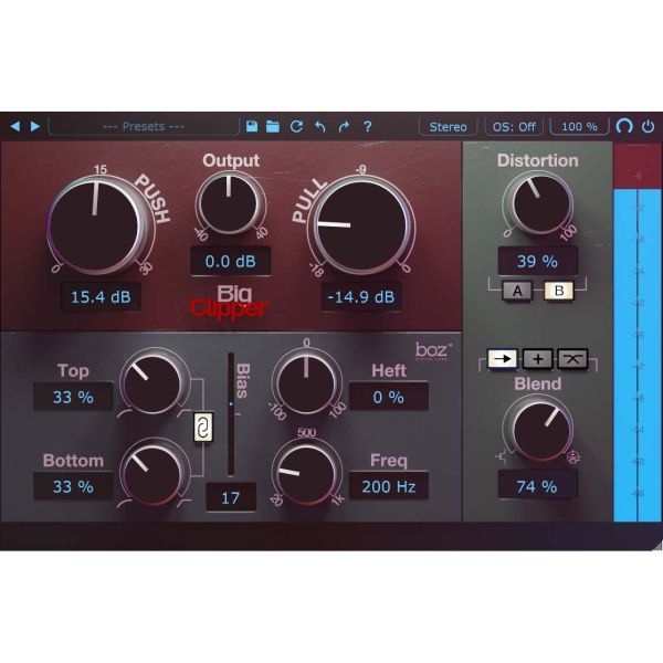 Boz Big Clipper 2 - zweistufiges Verzerrungs- und Clipping-Plug-in - Download