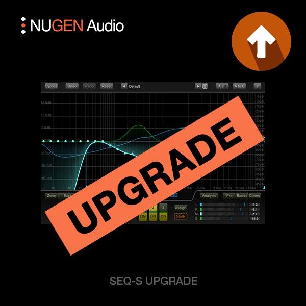NUGEN SEQ-S < SEQ-ST UPG - linearphasiger Surround-EQ, Upgrade von SEQ-ST - Download