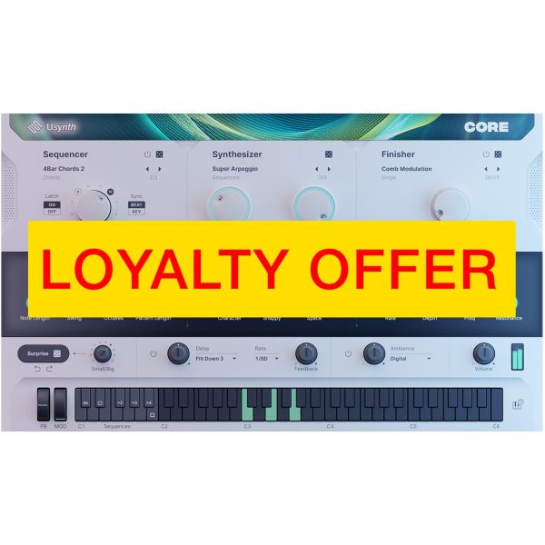 UJAM CORE Loyalty Offer - vielseitiger Synthesizer für grundlegende Produktions-Sounds - Download