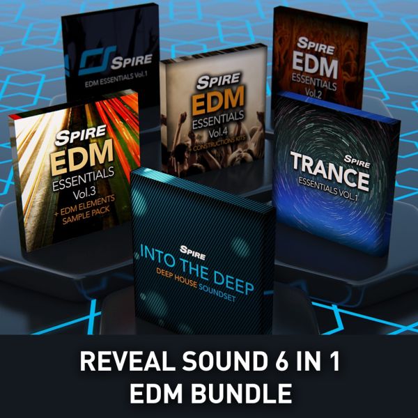 Reveal Sound 6-in-1 EDM Bundle - Bundle aus sechs Spire-Soundpaketen für EDM - Download