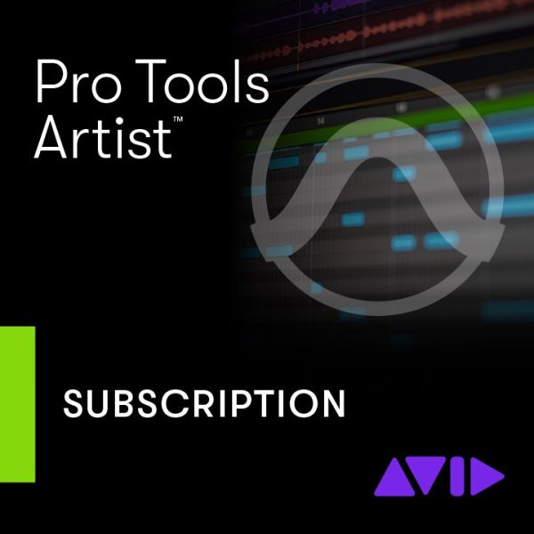 Avid ProTools Artist 1yr Subscription - Einstieg in Pro Tools mit 32 Audiospuren und über 100 Plug-ins - Download