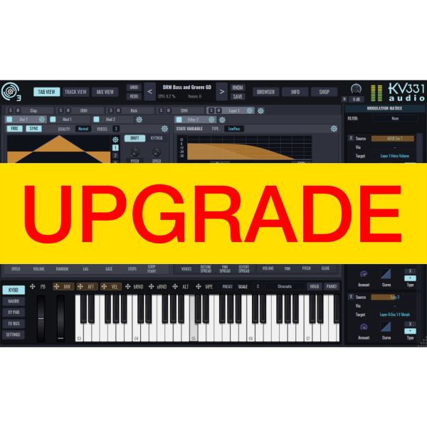 KV331 SynthMaster 3 < SM 2 UPG - Upgrade von SynthMaster 2 auf SynthMaster 3 - Download