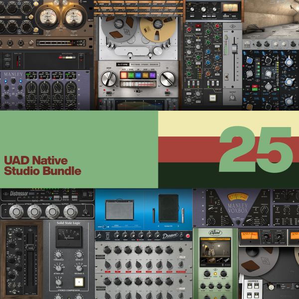 Universal Audio UAD Native Studio Bundle - 25 Klassiker von der Aufnahme bis zur Mischung - Download