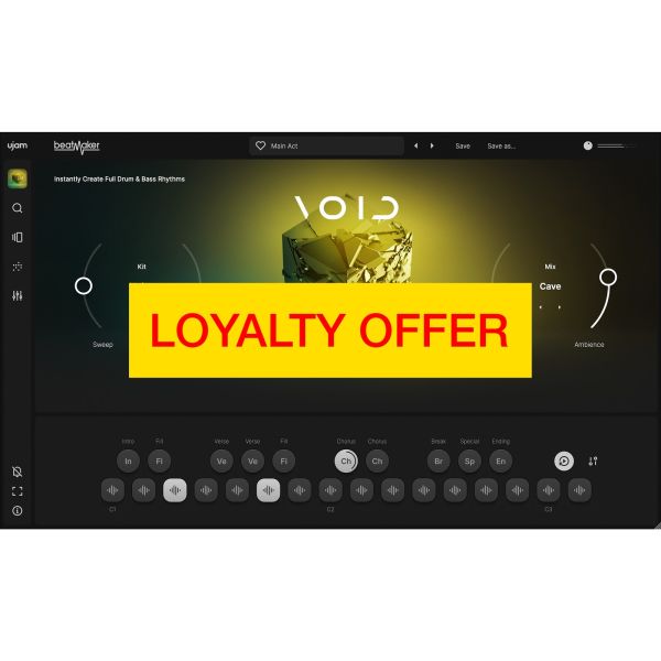 UJAM VOID Loyalty Offer - virtuelle Drum-Machine für Drum and Bass und Jungle - Download