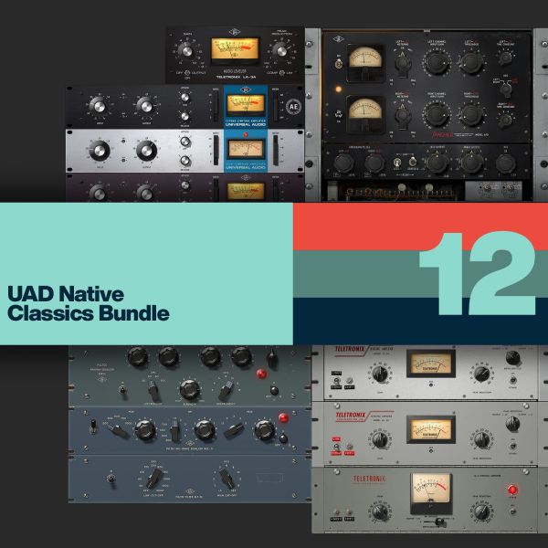Universal Audio UAD Native Classics Bundle - 12 klassische Kompressoren und EQs - Download
