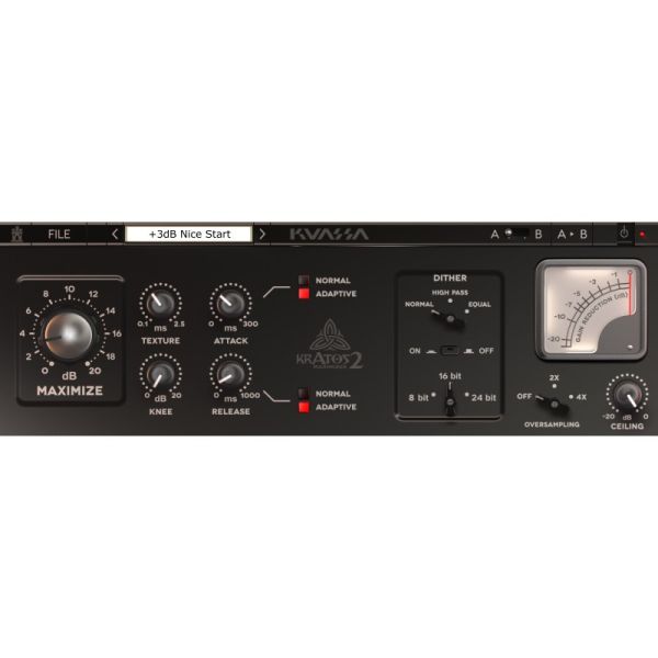 Kuassa Kratos 2 Maximizer - transparenter Limiter und Loudness-Maximizer - Download