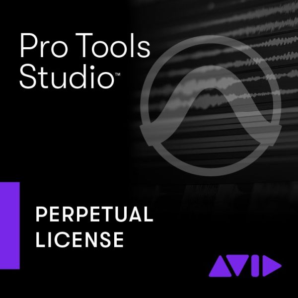 Avid Pro Tools Studio Perpetual License - professionelle DAW mit 512 Spuren, Surround und Dolby Atmos - Download