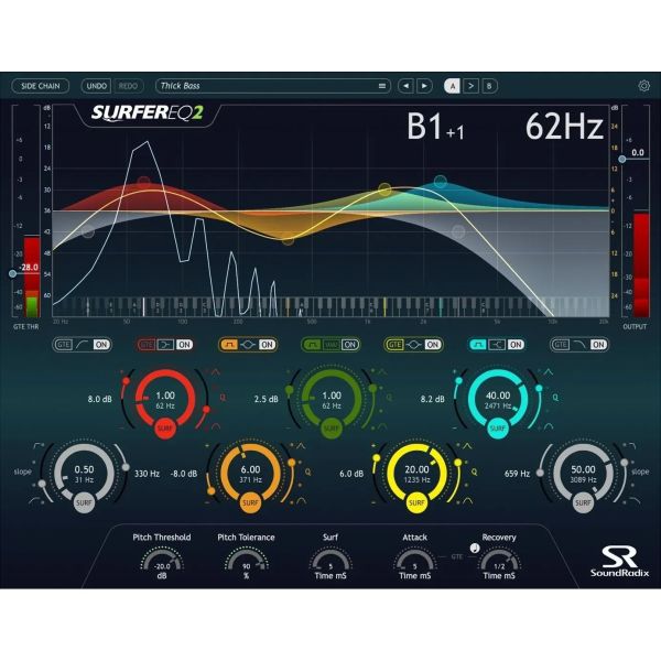 Sound Radix SurferEQ® - Equalizer mit Tonhöhenverfolgung - Download