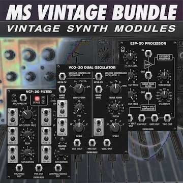 Cherry Audio MS Vintage Bundle for VM - Vintage-Synthesizermodule im Stil der 70er für Voltage Modular - Download