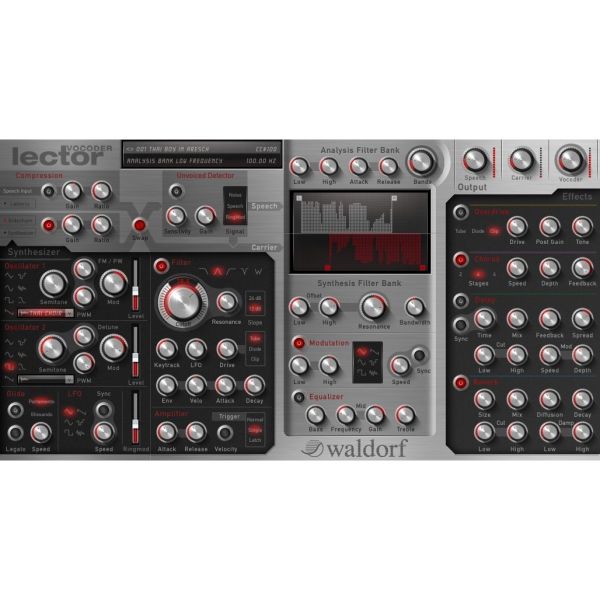 Waldorf Lector - Vocoder-Plug-in mit integriertem Synthesizer - Download