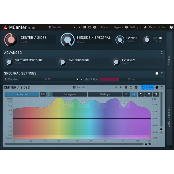 Melda MCenter - Prozessor für die Phantommitte im Stereobild - Download
