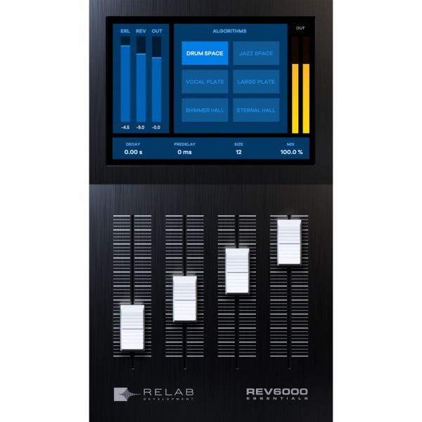 Relab Rev6000 Essentials - kompakte Version des Hall-Plug-ins Rev6000 - Download