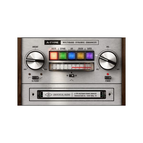 Universal Audio UAD A-Type Multiband Dynamic Enhancer - Multiband-Enhancer im A-Type-Stil - Download