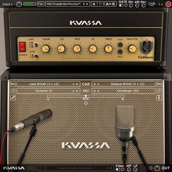 Kuassa Amplifikation Caliburn - Gitarrenverstärker-Simulation im britischen Stil - Download