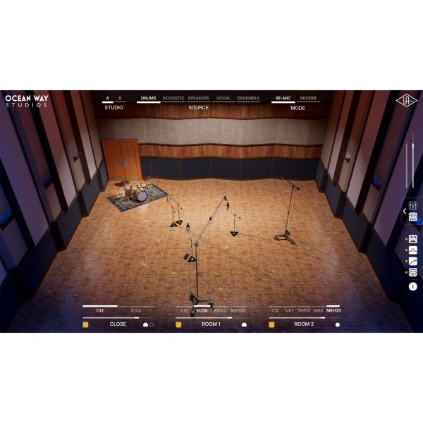 Universal Audio UAD Ocean Way Studios Deluxe - Räume, Hallkammern und Technik der Ocean Way Studios - Download