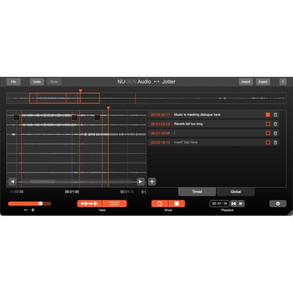 NUGEN Jotter - Notizen mit Timecode für die Zusammenarbeit - Download