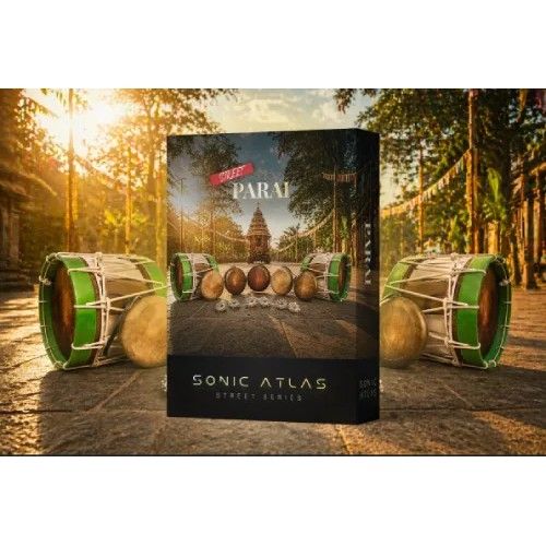 Pitch Innovations Parai Tapes Kits - Rahmentrommel-Ensemble aus Tamil Nadu für Sonic Atlas - Download