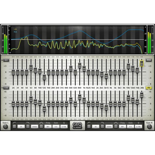 Waves GEQ Graphic Equalizer - grafischer 30-Band-Equalizer - Download