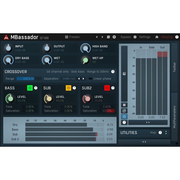 Melda MBassador - Bass-Enhancer und Subbass-Generator - Download