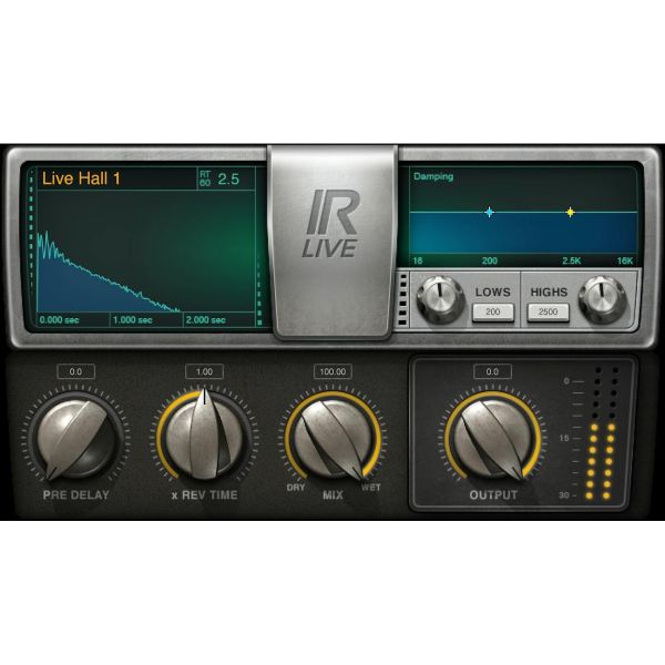 Waves IR-Live Convolution Reverb - Faltungshall für Live-Sound - Download
