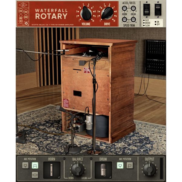Universal Audio UAD Waterfall Rotary Speaker - Rotary-Speaker-Effekt - Download