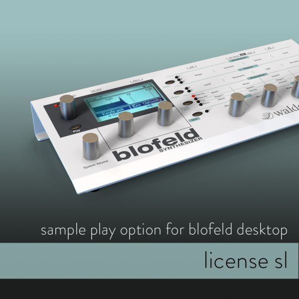 Waldorf License SL Blofeld sample - Sample-Option für den Blofeld Desktop - Download