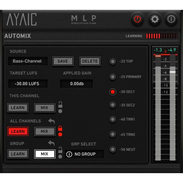AyaicWare MLP - kompaktes Plug-in für Gain-Staging mit Pegelebenen - Download