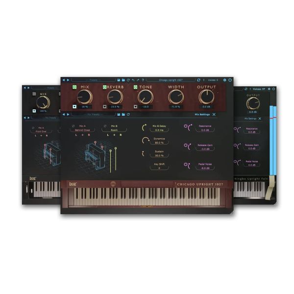 Boz Upright Bundle - Bundle mit zwei virtuellen Klavieren - Download