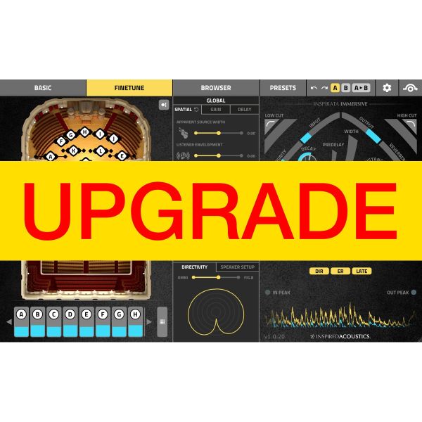 Inspired Acoustics Inspirata Personal > Immersive UPG - Hall-Workstation, Upgrade von Personal auf Immersive - Download