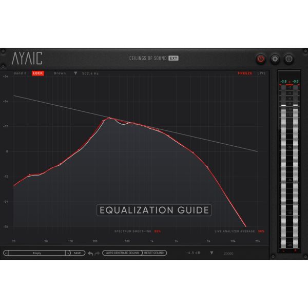 AyaicWare Ceilings Of Sound Xtended - EQ-Leitfaden mit 15 Bändern - Download