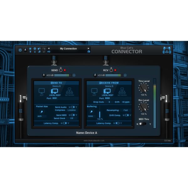 Blue Cat Connector - Audio- und MIDI-Streaming-Plug-in - Download