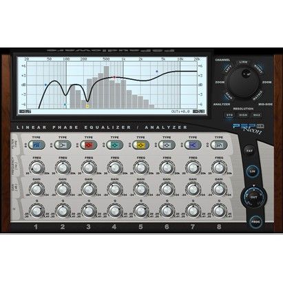 PSP Neon HR - linearphasiger Acht-Band-Equalizer - Download