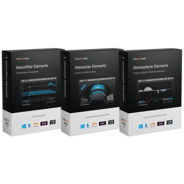 NUGEN Focus Elements - Bundle mit drei vereinfachten Stereo-Plug-ins - Download