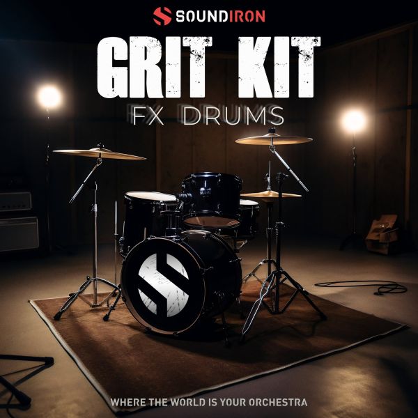 Soundiron Grit Kit - Lo-Fi-Drumkit mit 15 FX-Kits für Kontakt - Download