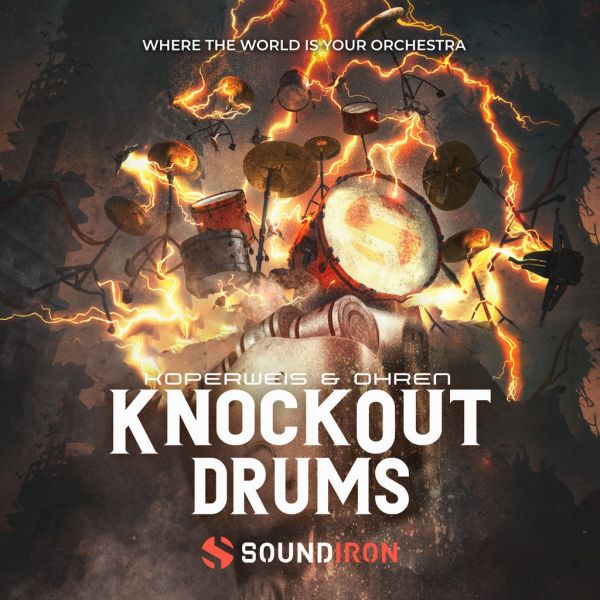 Soundiron Knockout Drums - druckvolles, anpassbares Drumkit für Kontakt - Download